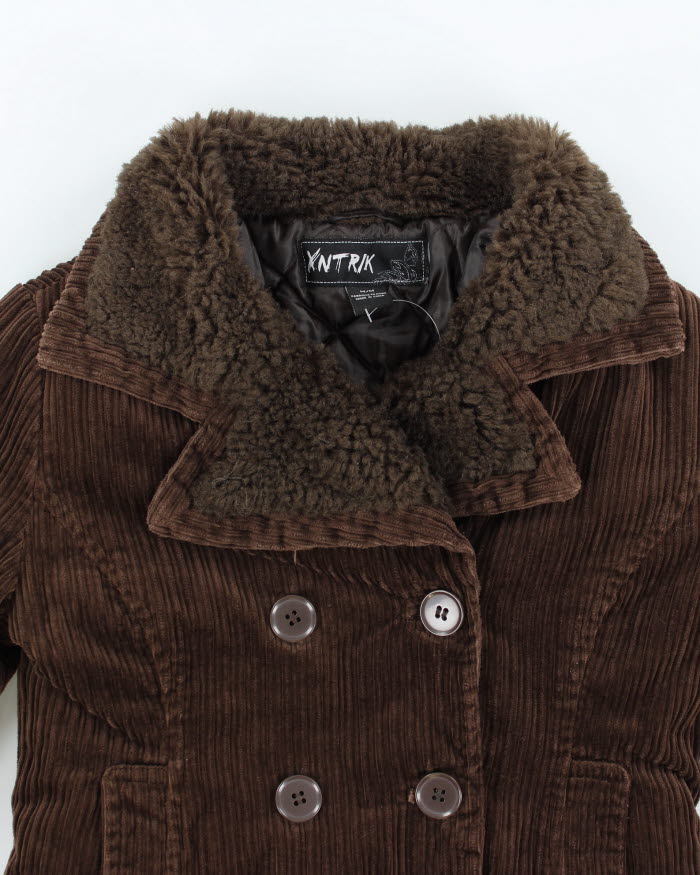 Y2k 00s Xntrik Brown Corduroy Jacket - M