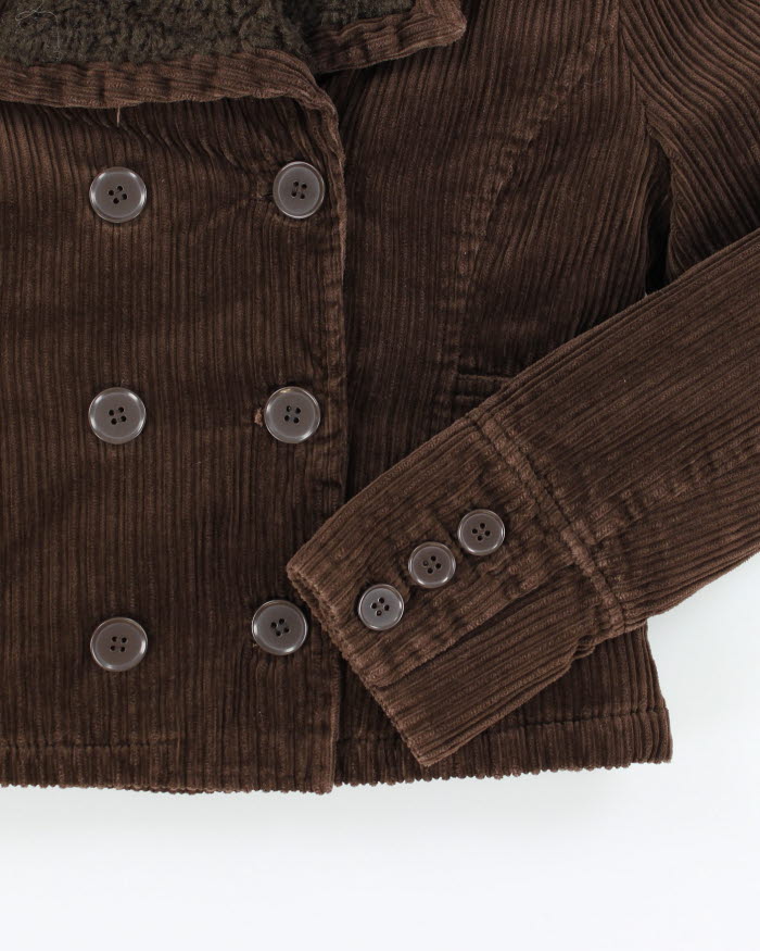 Y2k 00s Xntrik Brown Corduroy Jacket - M