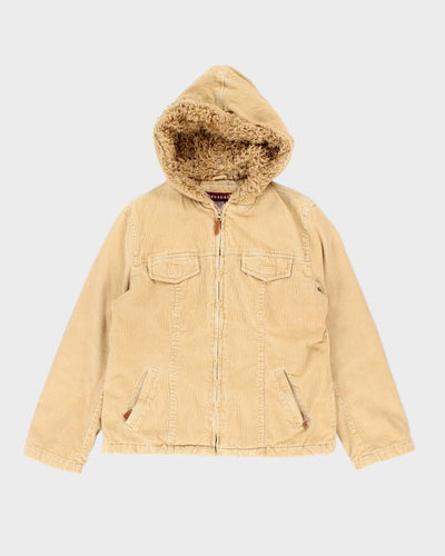 Y2k 00s Nevada Corduroy Hooded Jacket - M