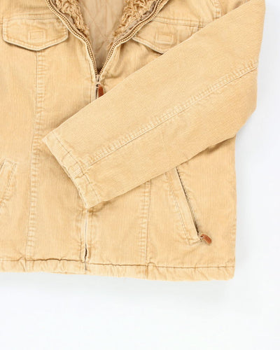 Y2k 00s Nevada Corduroy Hooded Jacket - M