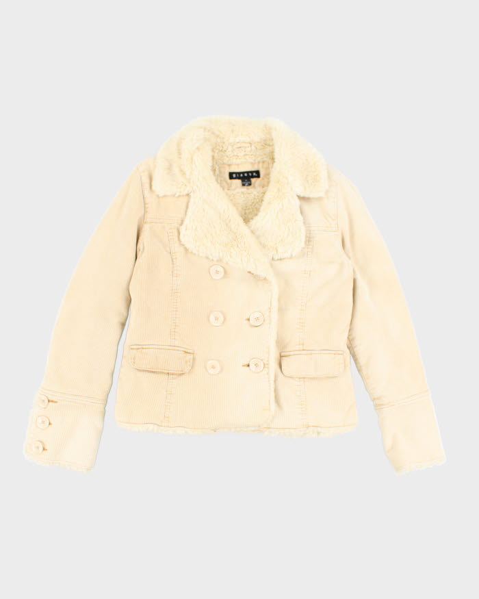 Y2k 00s Giacca Corduroy Jacket - M