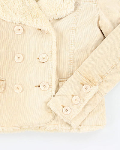 Y2k 00s Giacca Corduroy Jacket - M
