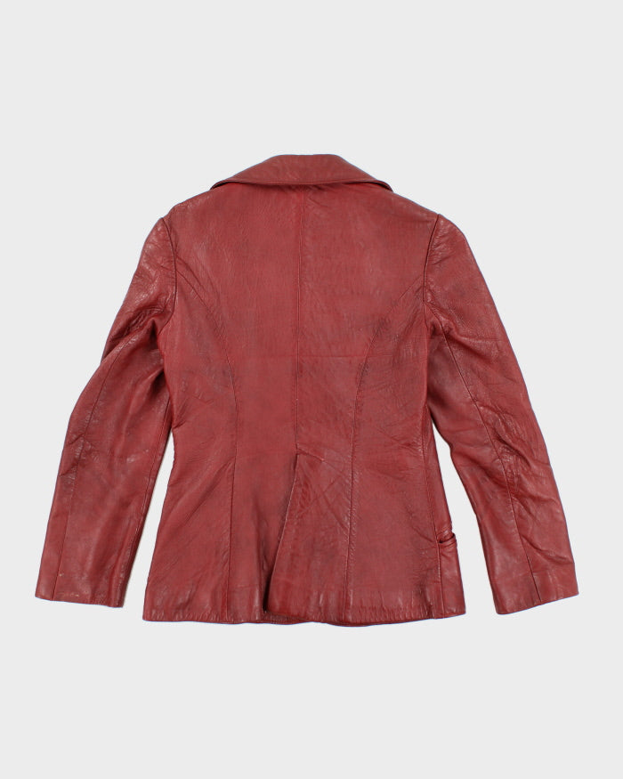 Vintage Neto Red Leather Jacket - S