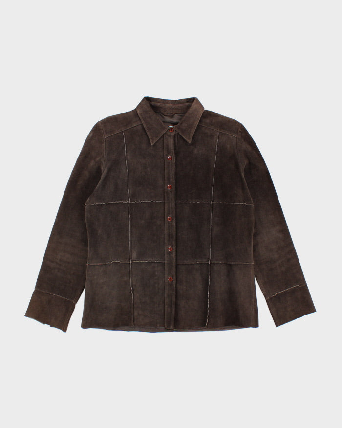Vintage Rene Derhy Brown Lightweight Leather Jacket - M