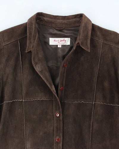 Vintage Rene Derhy Brown Lightweight Leather Jacket - M