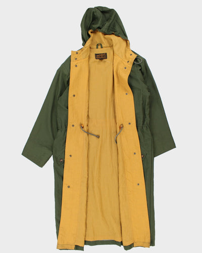 Vintage 90's Eddie Bauer Hooded Long Overcoat - S
