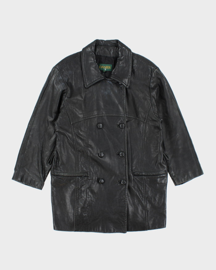 Vintage 90's Women's Danier Heavyweight Leather Jacket - L