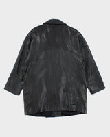 Vintage 90's Women's Danier Heavyweight Leather Jacket - L