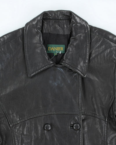 Vintage 90's Women's Danier Heavyweight Leather Jacket - L