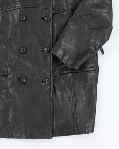 Vintage 90's Women's Danier Heavyweight Leather Jacket - L