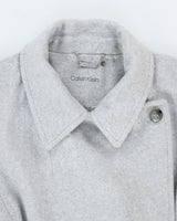 Vintage DSWT Calvin Klein Wool Blend Overcoat - L