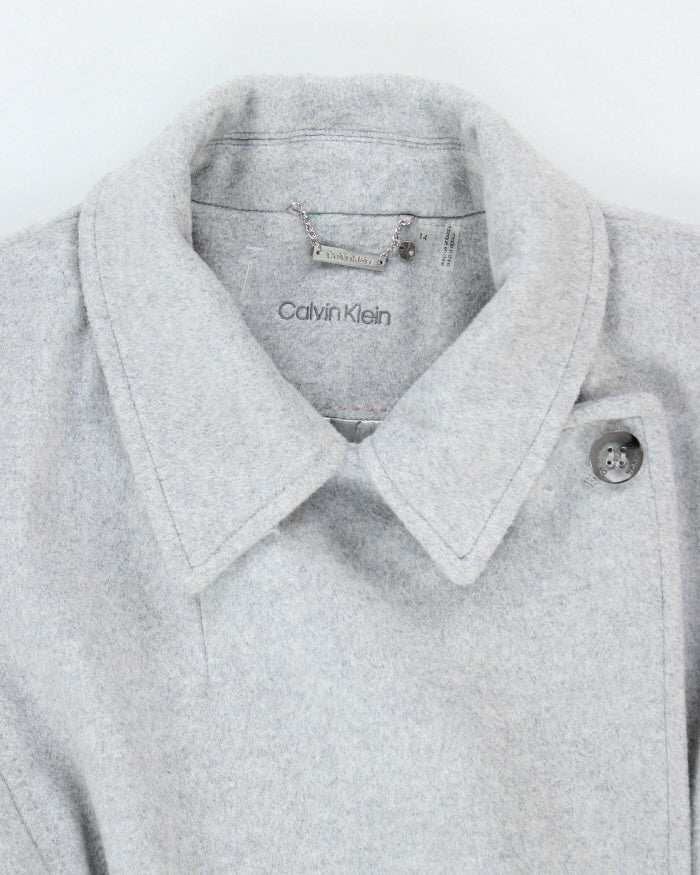 Vintage DSWT Calvin Klein Wool Blend Overcoat - L
