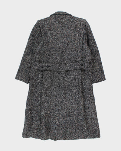 Vintage 80's Sears Tradition Heavyweight Wool Blend Overcoat - M