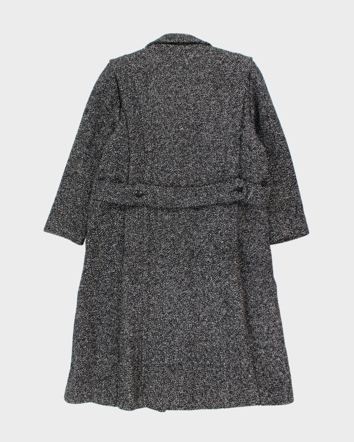 Vintage 80's Sears Tradition Heavyweight Wool Blend Overcoat - M