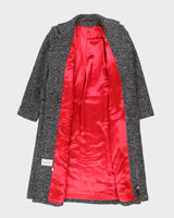 Vintage 80's Sears Tradition Heavyweight Wool Blend Overcoat - M
