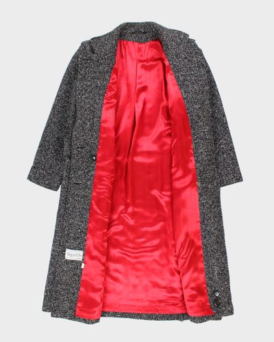Vintage 80's Sears Tradition Heavyweight Wool Blend Overcoat - M