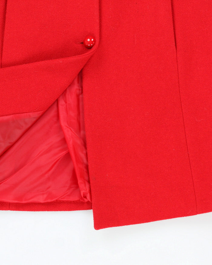 Vintage 90's Rinascimento Double Breasted Wool Blend Overcoat - XL