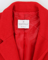 Vintage 90's Rinascimento Double Breasted Wool Blend Overcoat - XL