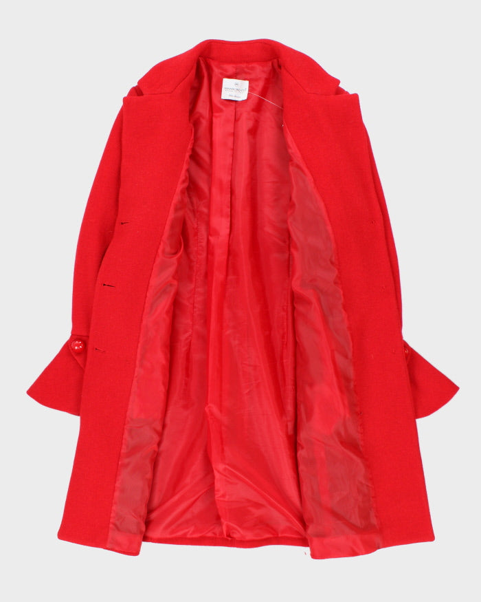 Vintage 90's Rinascimento Double Breasted Wool Blend Overcoat - XL
