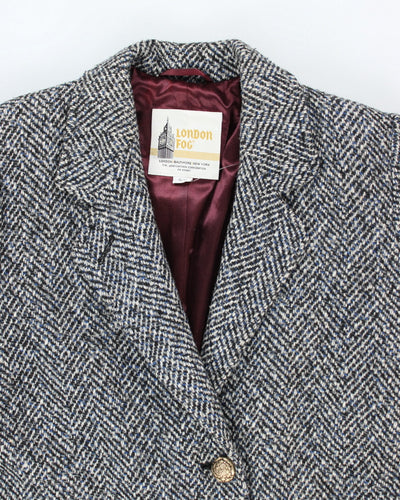 Vintage 90's London Fog Heavyweight Double Breasted Overcoat - M