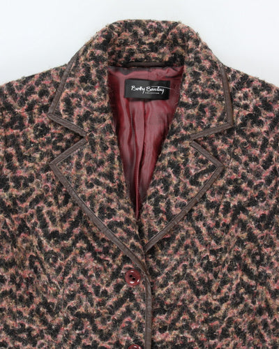 Vintage 90's Betty Barclay Wool Blend Overcoat - M
