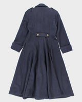 Vintage 90's Le Chateau Heavyweight Double Breasted Over Coat - S