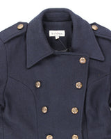 Vintage 90's Le Chateau Heavyweight Double Breasted Over Coat - S