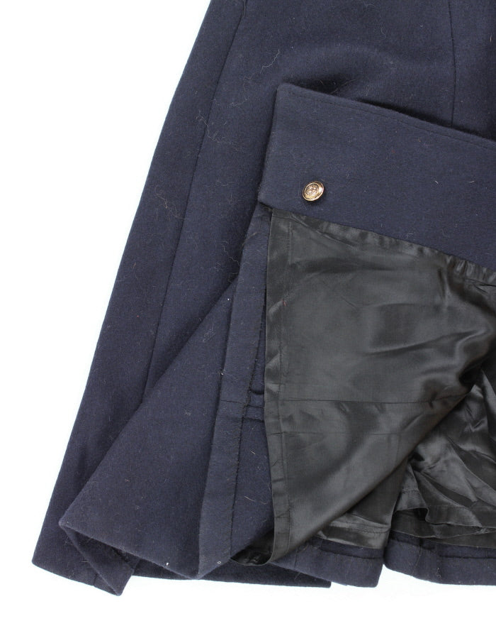 Vintage 90's Le Chateau Heavyweight Double Breasted Over Coat - S