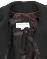 Vintage 90's Yves Saint Laurent Heavyweight Overcoat - S