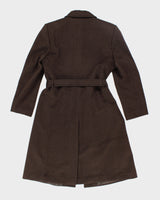 Vintage 90's Angelica L Lightweight Cashmere Blend Long Coat - M