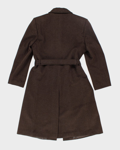 Vintage 90's Angelica L Lightweight Cashmere Blend Long Coat - M
