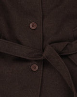 Vintage 90's Angelica L Lightweight Cashmere Blend Long Coat - M