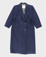 Vintage 90's London Fog Double Breasted Wool Overcoat - M