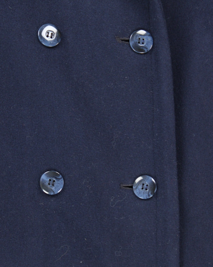 Vintage 90's London Fog Double Breasted Wool Overcoat - M