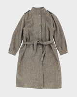 Vintage 80's Jocardi Heavyweight Wool Blend Overcoat - M