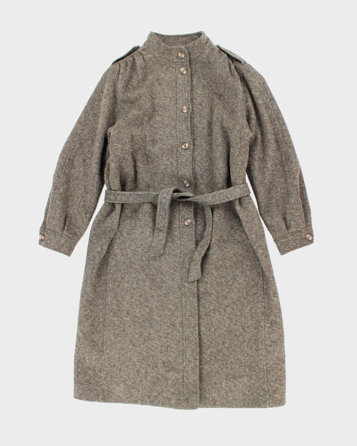 Vintage 80's Jocardi Heavyweight Wool Blend Overcoat - M
