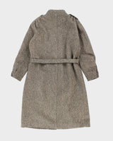 Vintage 80's Jocardi Heavyweight Wool Blend Overcoat - M