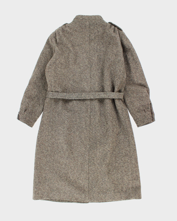 Vintage 80's Jocardi Heavyweight Wool Blend Overcoat - M
