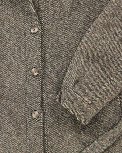 Vintage 80's Jocardi Heavyweight Wool Blend Overcoat - M