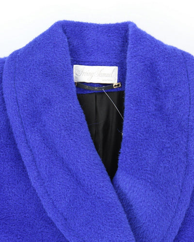 Vintage 80's Heavyweight Double Breasted Overcoat - L