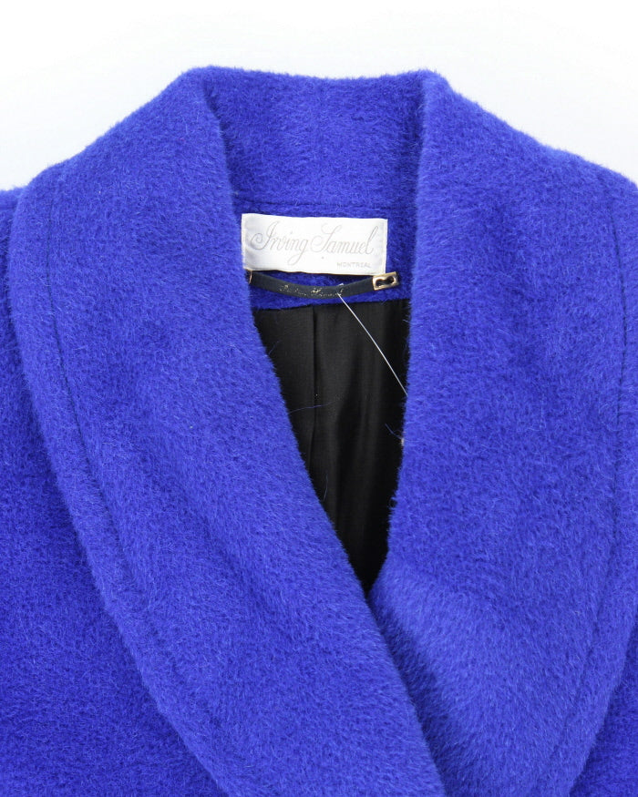 Vintage 80's Heavyweight Double Breasted Overcoat - L