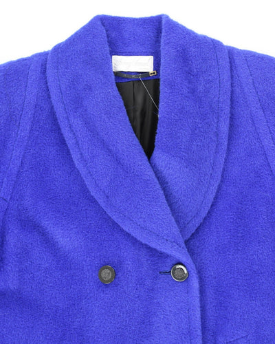 Vintage 80's Heavyweight Double Breasted Overcoat - L