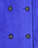 Vintage 80's Heavyweight Double Breasted Overcoat - L