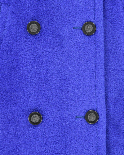 Vintage 80's Heavyweight Double Breasted Overcoat - L