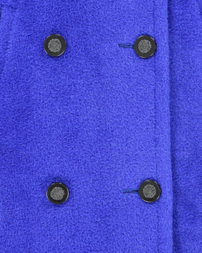Vintage 80's Heavyweight Double Breasted Overcoat - L
