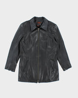 Vintage Y2K Danier Slim Fit Zip Up Leather Jacket - M