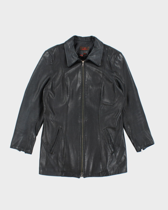 Vintage Y2K Danier Slim Fit Zip Up Leather Jacket - M