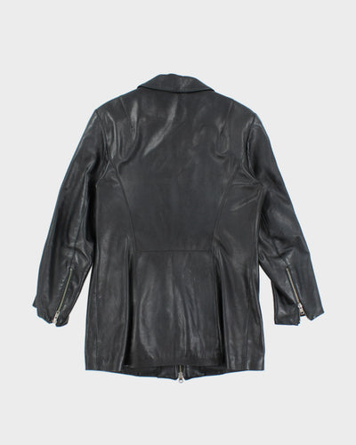 Vintage Y2K Danier Slim Fit Zip Up Leather Jacket - M