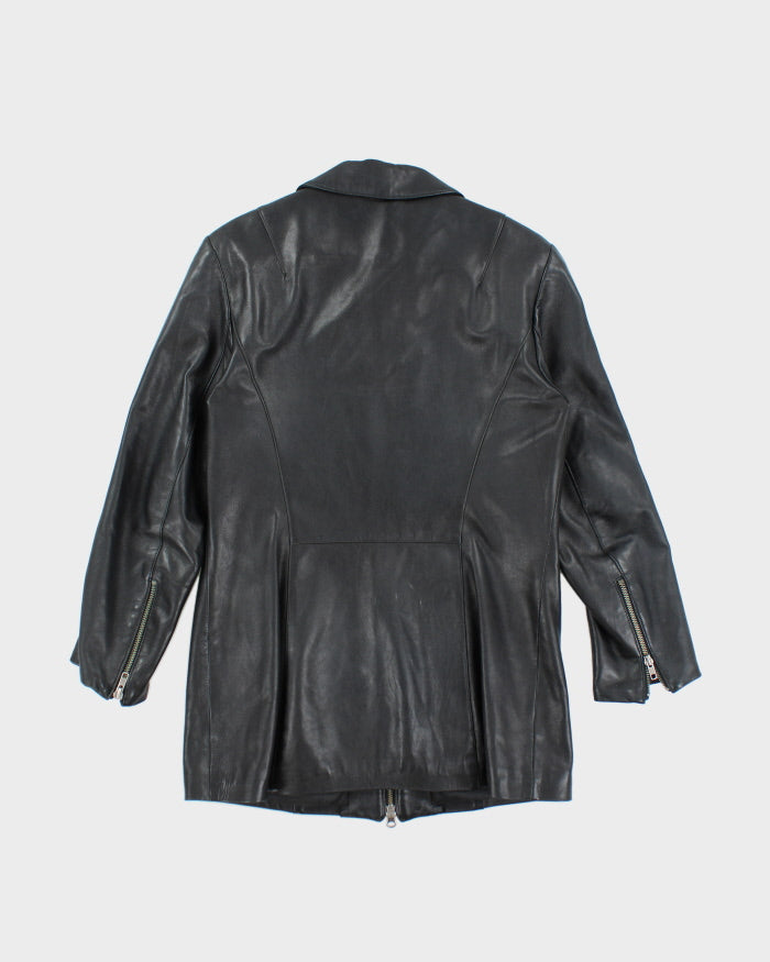 Vintage Y2K Danier Slim Fit Zip Up Leather Jacket - M