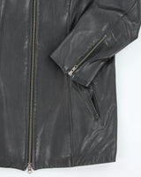 Vintage Y2K Danier Slim Fit Zip Up Leather Jacket - M